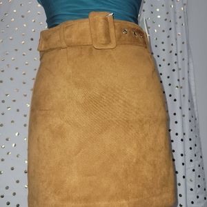 Foreever 21 Faux Suede Mini Skirt